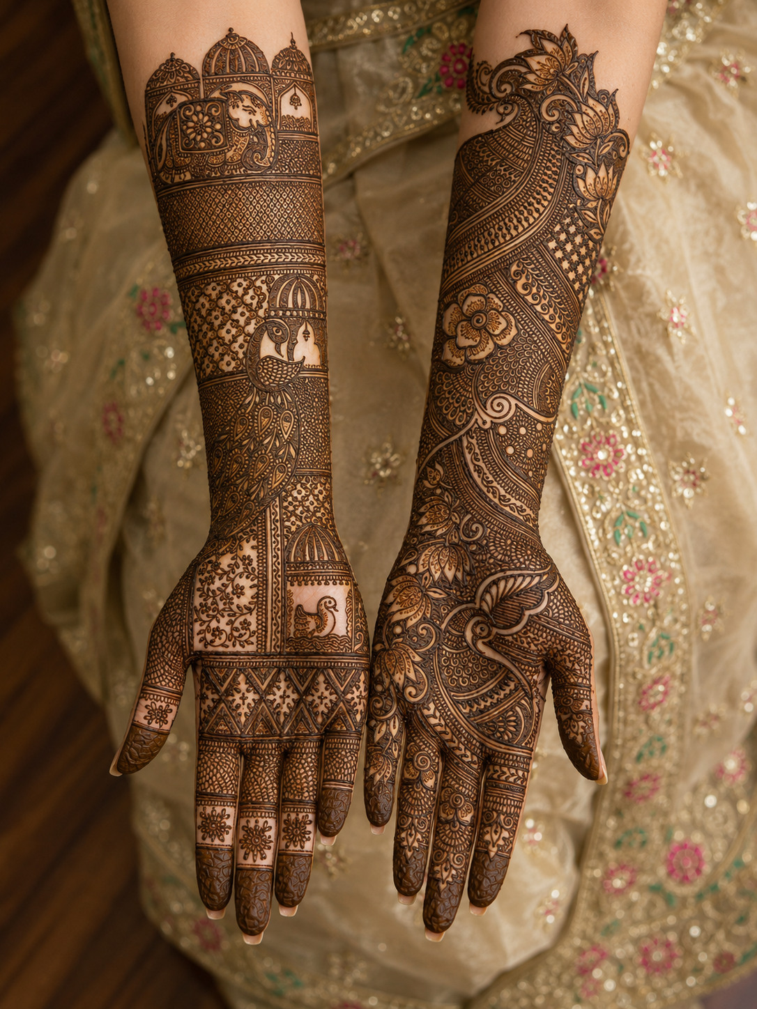 Master henna artist teaching at HennaArtByAarti Academy Dubai